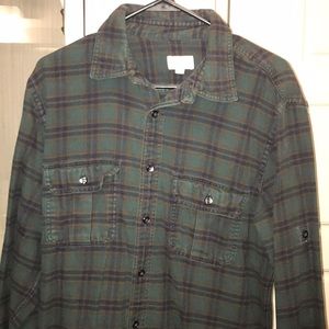 Flannel button up long sleeve